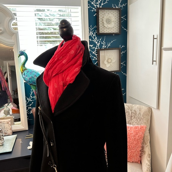 STUNNING Black peacoat size 12 - Picture 3 of 12